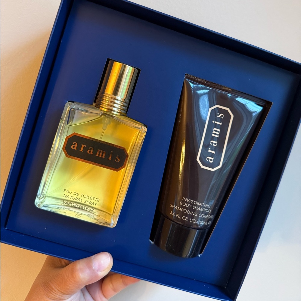 Aramis Men's Grooming Gift Set : Aramis EDT 110ml $ & Body Shampoo 150ml, NIB